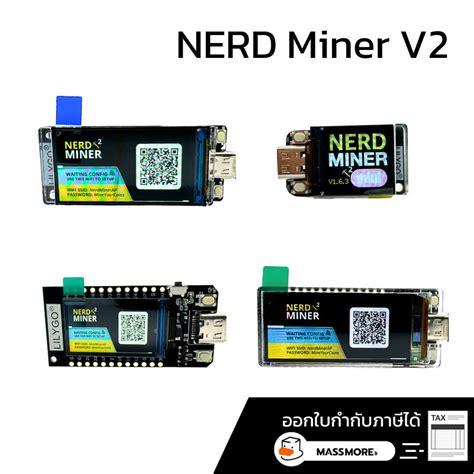 NERD Miner V2 TTGO T Display ESP32 S3 Lilygo หลายรน 1 9 นว T QT 1