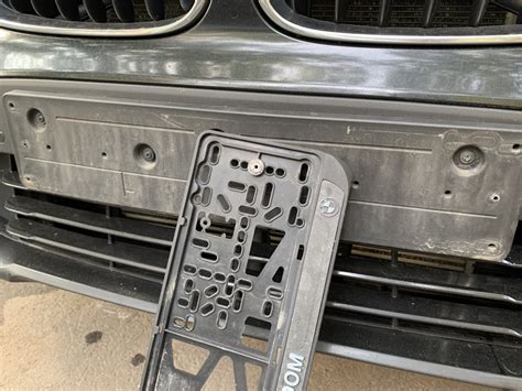 Широкая рамка для госномера причина писка переднего парктроника! — BMW ...