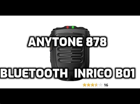 Inrico B Bluetooth Ptt Microphone Does Pair With Anytone And You