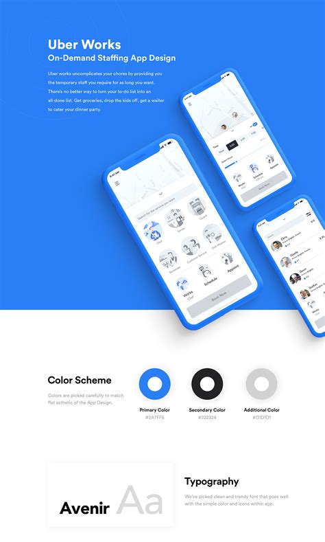 Uber Works | On-Demand Staffing App :: Behance