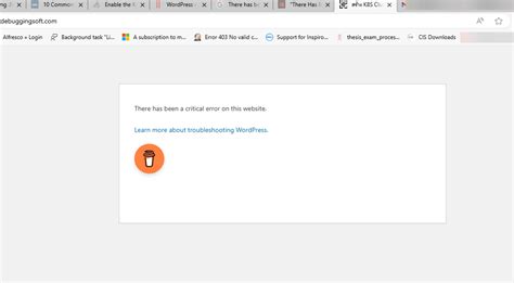 wp   fix      critical error   website