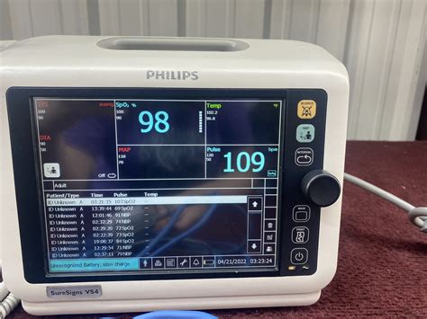 Philips Suresigns Vs Vital Signs Monitor With Patient Cables Medsold