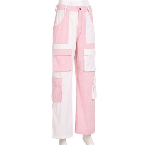 Womens Pink Causal Pants Chicupup