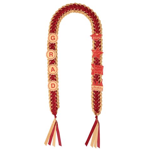 Graduation Ribbon Leis 2025 Class of 2025 Graduation Decor Gift