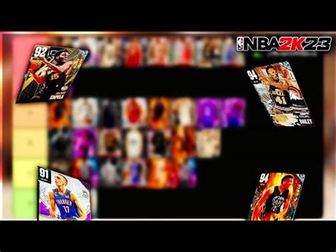 BEST BUDGET CARDS TIER LIST NBA 2K23 MyTEAM YouTube