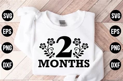months graphic  sapna studio creative fabrica