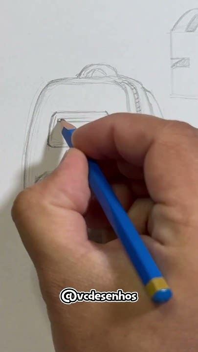 Como Desenhar Uma Mochila - Como desenhar uma mochila #desenho #drawing #art #comodesenhar # ...