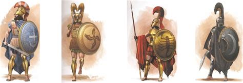 warriors  greece spartan facts  terminology roman armor