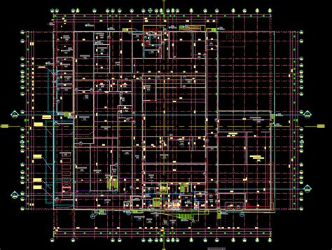 Warehouse Floor Layout Plan In Autocad 2d Drawing Cad File Dwg File