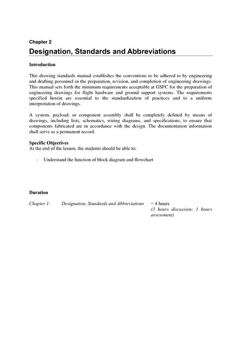 SOLUTION: Chapter 3 designation standards and abbreviation - Studypool
