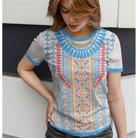 filipino ethnic tribal inspired  neck  shirt full sublimation