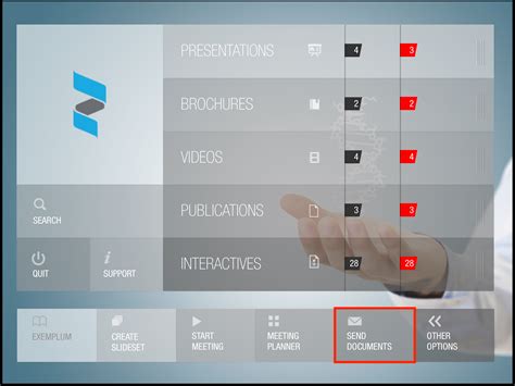 Send content on iPad