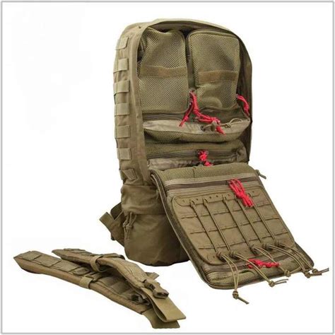 custom tactical emergency survival kit backpack waterproof camouflage