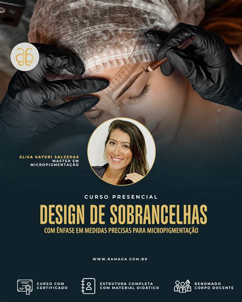 Design De Sobrancelhas Curso - Curso Design de Sobrancelhas com ênfase em Medidas precisas para ...