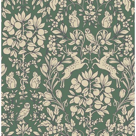NuWallpaper Emerald Enchanted Peel & Stick Wallpaper - Walmart.com