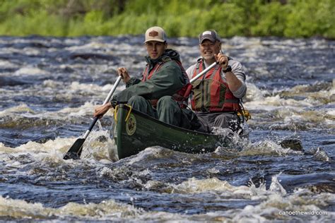 Brandon James Allagash Rapids Canoe The Wild