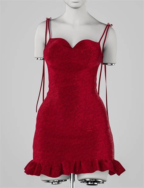 BW Lara Babe Dress For Genesis 9 Daz 3D