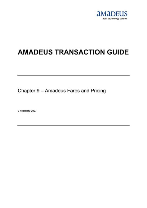 Amadeus Reissue Commands 13