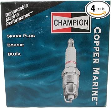 Champion Johnson Evinrude Ql Jc Marine Spark Plug Set Of Outboard