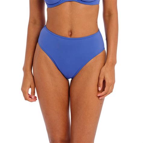 Plavky spodní díl FREYA SWIM JEWEL COVE HIGH WAIST BIKINI BRIEF PLAIN AZURE Caresse BraExpert
