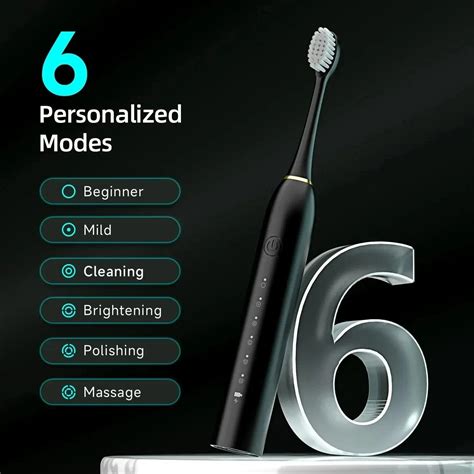 6-Mode Electric Toothbrush – Prime Oral Care