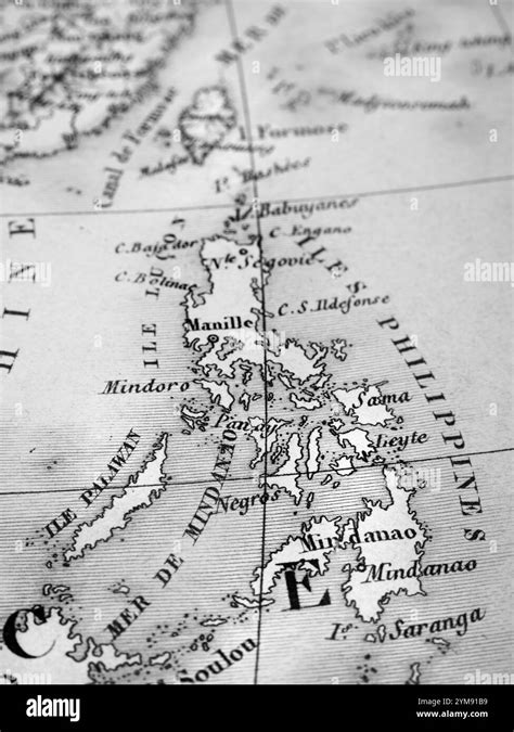map philippines stock photo alamy