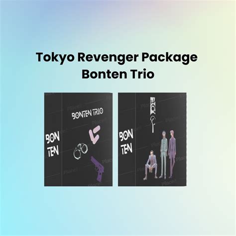 jual unofficial photocard pack anime tokyo revenger bonten trio box