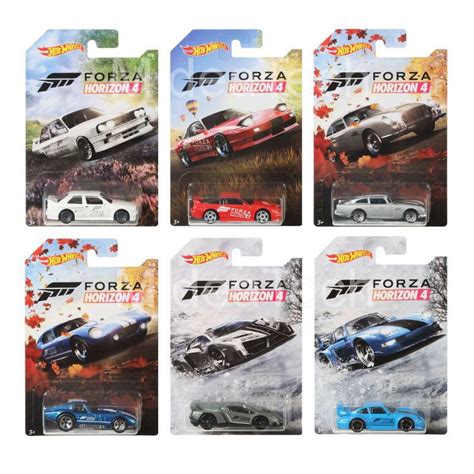 Hot Wheels Forza Horizon 4 Lamborghini Veneno BMW M3 Nissan 180SX Aston Martin DB5 Shelby Cobra