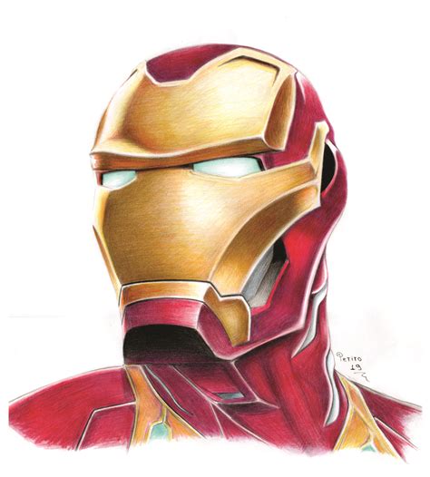 Desenho O Homem De Ferro - 7