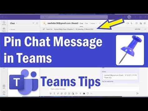How to Pin a Chat Message in Microsoft Teams : r/MicrosoftTeamsEDU