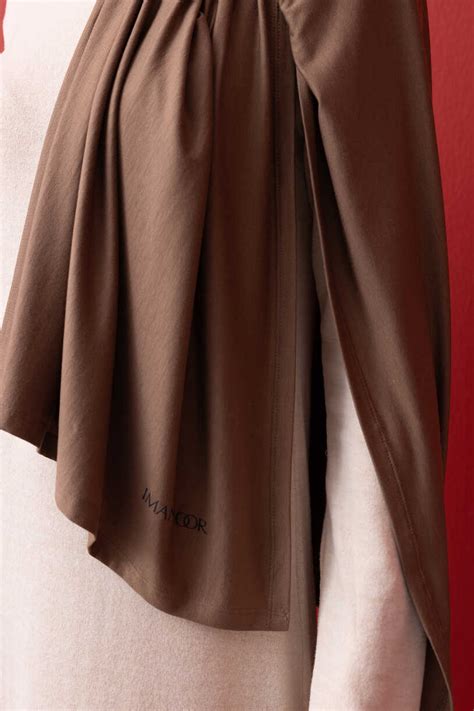 Nude Colorway Combed Cotton Shawl Cappucino