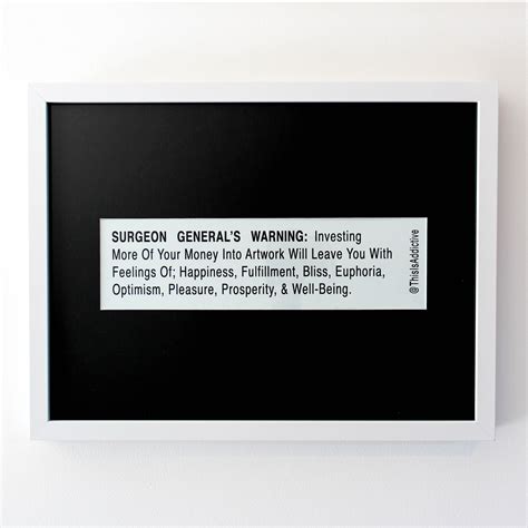 Surgeon General Warning - This is Addictive - Touch of Modern