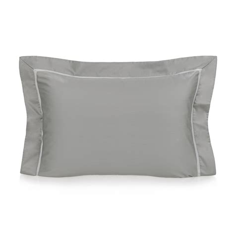 Fronha 300 Fios Maurizio Trussardi Marmo/Platino 50 x 70 cm - LCL Home