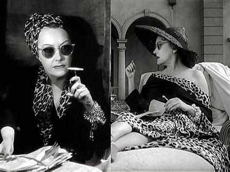 Gloria Swanson Leopard Print Vintage Sunset Blvd Beauty Survival Kit