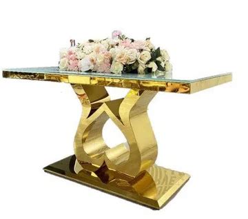 Heart Shaped Stainless Steel Table Rental - Luxury Wedding Chairs ...