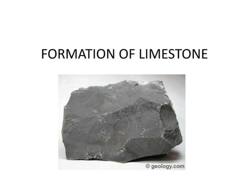 formation  limestone pptx