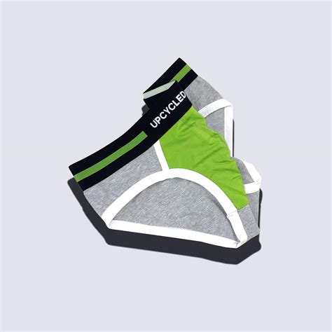 Upcycled Grey Green Brief Next Gay Thing