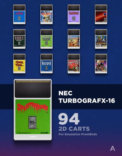 Nec Turbografx 16 2d Carts Arcdragon Nec Turbografx 16