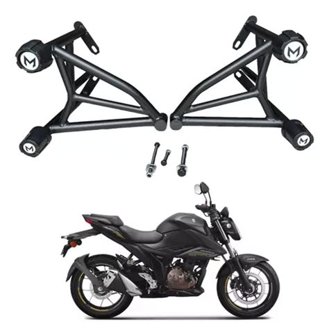 Jaula Slider Protector Acero Moto Suzuki Gixxer Naked