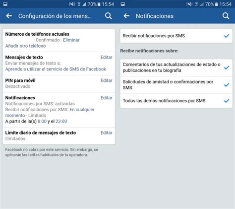 Qué es notificaciones SMS en Facebook Haras Dadinco