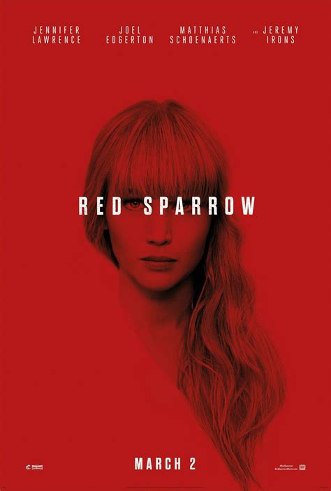 Who's In The Cast of Red Sparrow?