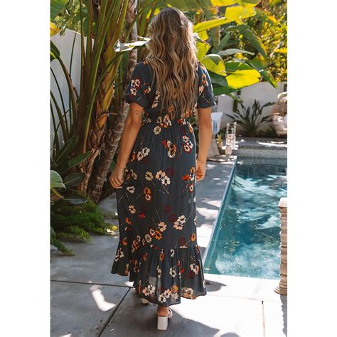 Endless Fall Floral Maxi Dress The Salty Palm