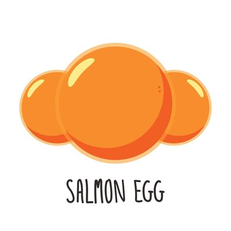 salmon egg vector salmon egg  chopsticks  space  text copy
