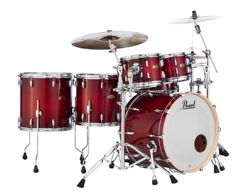 PEARL SESSION STUDIO SELECT SERIES 5-PIECE SHELL PACK ANTIQUE CRIMSON BURST - 633816703645