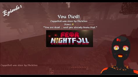 Are We Doing Sunday Scaries Right Fear Nightfall Minecraft Mod