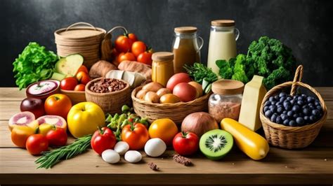 fresh produce  dairy essentials   healthy meal premium ai