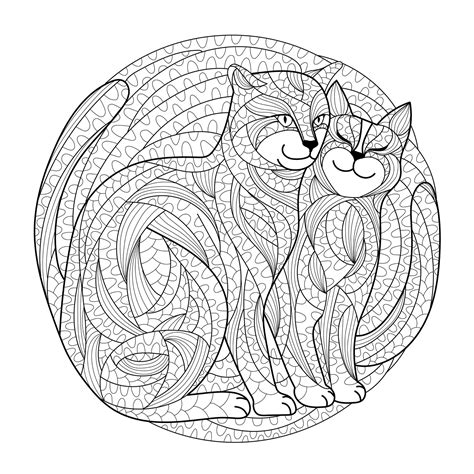 Mandalas De Gatos 1