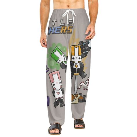 Castle Crashers Unisex Pajama Pants Bottoms Daily Cozy Soft Lounge