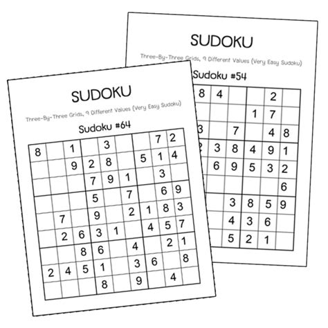 sudoku puzzles grids logic puzzle games  activity  easy