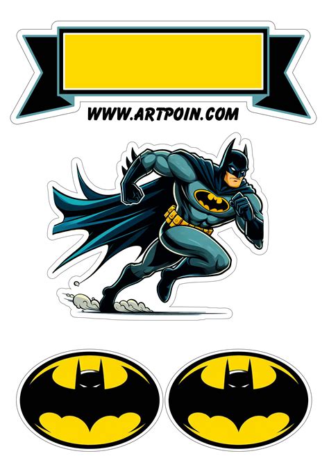 Topo De Bolo Batman Png